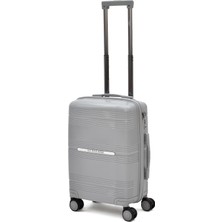 U.s. Polo Assn. Polipropilen Kırılmaz Kabin Boy Valiz – Darbelere Dayanıklı, Sessiz Tekerlekli PLVLZ260424344C