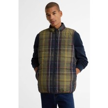 Barbour Reversible Tartan Puffer Yelek TN52 Classic Tartan