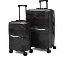 U.s. Polo Assn. Polipropilen Kırılmaz 2’li Valiz Seti – Kabin + Büyük Boy, 360° Sessiz 8 Tekerlekli PLVLZ260424344