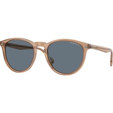 Vogue VO5599S 31894Y Unisex Güneş Gözlüğü 53 mm Kahverengi Asetat Çerçeve UV 400 Koruma