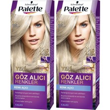 Palette Saç Boyası 10-1 Küllü Açık Sarı X 2 Adet Yoğun Parlaklık ve Derinlemesine Bakım