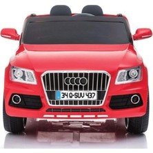 Babyhope Q-Suv Akülü Araba 12 V 437 Kırmızı 30 kg Taşıma Kapasitesi ve Uzaktan Kumanda Özellikli