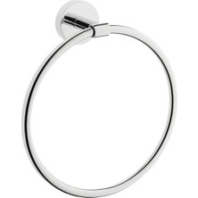 Özbience Şık Krom Halka Havluluk, Modern ve Dayanıklı Tasarım