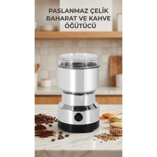 VeraGlobe Buğz Çok Fonksiyonlu Kahve ve Baharat Öğütücü Elektrikli Makine