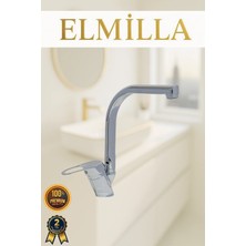 ELMİLLA Mix Balık Sırtı Mutfak Evye Musluğu Çeşmesi Bataryası
