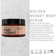 The Fine Organics Minyatür Altın Karpuz Özlü Arındırıcı Batık Karşıtı Vücut Peelingi 300 gr Yumuşak Etki