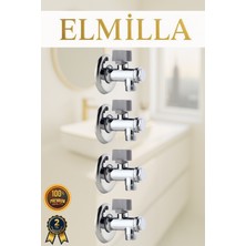 ELMİLLA Filtreli Ara Musluk Taharet Musluğu 4 Lü Set