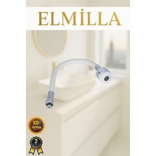 Esnek Beyaz Mutfak Evye Bataryası Başlığı Musluk