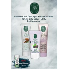 3'lü Eyüp Sabri Tuncer 90 ml Hindistan Cevizi, Karbonat, 60 ml Karadut Diş Macunu, Rosie