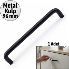 Badem10 Mat Siyah Mobilya Kulpu 160 mm Çekmece Dolap Kapak Kulpu Modern Tasarım Mutfak Banyo Kulpu
