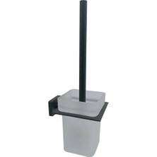 Özbience Şık Siyah Tuvalet Fırçası, Temizlik Için Pratik ve Dayanıklı Tasarım