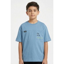 New Kids Think Outside Baskılı Pamuk Erkek Çocuk Tişört