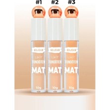 VeraGlobe Buğz 3'lü Mat Bitişli Likit Fondöten Seti