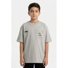 New Kids Think Outside Baskılı Pamuk Erkek Çocuk Tişört