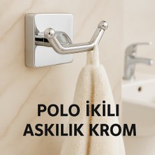 Onno Polo Ikili Askılık Krom