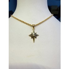 14 Ayar Yıldız Kolye Ucu Afşar Kuyumculuk