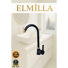 Siyah Gold Armut Baston Evye Bataryası Musluğu