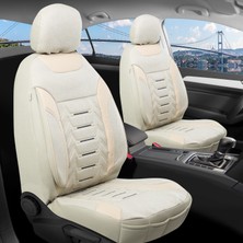 Freshstart Ford Transit Connect 2+1 Keten Oto Koltuk Kılıfı Ön Arka Set Bej Edition Seri Fsrt