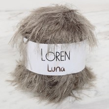 Cey Loren Luna Tavşan Tüyü Bej El Örgü Ipi - R085 - 34008