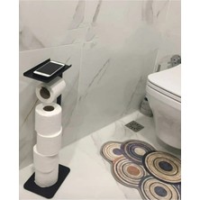 Özbience Şık ve Fonksiyonel Tuvalet Kağıtlık, Yedekli ve Aksesuarlı Tasarım