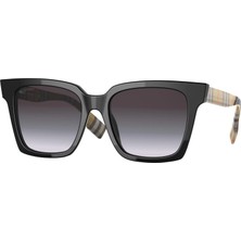 Burberry Kadın Güneş Gözlüğü 0BE 4335 39298G 53 Siyah Çerçeve ile Modern Tasarım