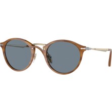 PERSOL  3166-S 960/56 51  Erkek/Kadın TURUNCU Yuvarlak Çerçeve Güneş Gözlüğü