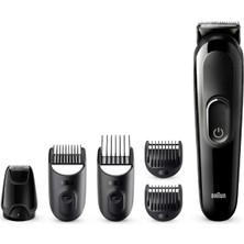 Braun Series 3 MGK3410 6’sı 1 Arada Siyah Tıraş Makinesi Kablosuz Kullanım ve Vücut Ek Başlık
