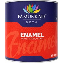 Pamukkale Enamel Sentetik Yağlı Boya 2.5 Kg Mat Siyah