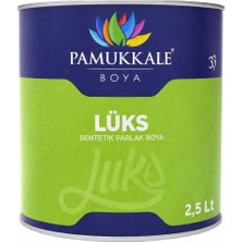 Pamukkale Lüks Parlak Sentetik Yağlı Boya 2.5 Lt Beyaz