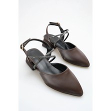 ich1one Milano Kadın Fergison Topuklu Babet Ayakkabı – 5 cm Topuk, Günlük ve Ofis Şıklığı 1104