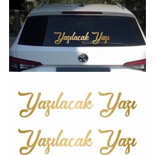 Sticker Usta Isim Soyisim Yazı 2 Adet Kişisel Ad Soyad Ürün Araba Oto Motosiklet Karavan Sticker 00121