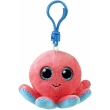 Ty Beanie Boos Mercan Ahtapot Sheldon Peluş Anahtarlık 12 cm