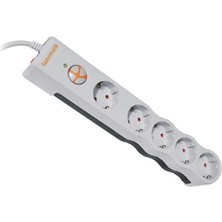 Stylmenplus Tunçmatik TSK6134 Powersurge 5'li 1050 Joule Beyaz