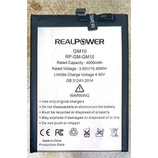 REALPOWER General Mobile GM10 Batarya