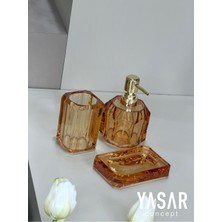Özbience Şık Akrilik Banyo Seti, 3 Parça, Modern ve Kullanışlı Tasarım