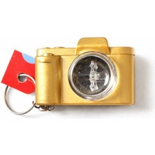 Korsan Bit Pazarı Işıklı Mini Fotoğraf Makinesi Şeklinde Anahtarlık