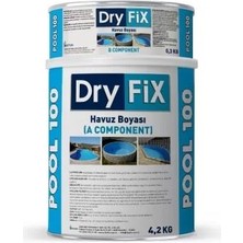 Dryfix Havuz Boyası Mavi 4.5 kg Suya Dayanıklı Sert-Elastik Yapı ile Yüksek UV Koruma