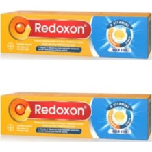 Redoxon Üçlü Etki 15 Efervesan Tablet x 2 30 Adet Vitamin Desteği İçeren Sporcu Besini