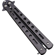 Cbtx Çelik Katlanır Kelebek Tarak 120g Siyah Metal Malzemeden Dayanıklı Saç Şekillendirici