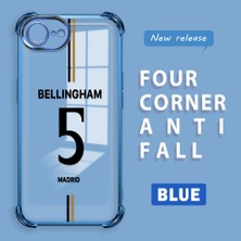 HONTINGA iPhone 16E ile Uyumlu Şeffaf Kılıfı Düşüme Önleyici Basitlik Anti Düşme Kamera Korumali Forma Desen Yumuşak Silikon Telefon Kılıfı Kadın ve Erkek Için Uygundur K3-0196