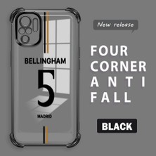 HONTINGA Xiaomi Redmi Note 10 4g ile Uyumlu Şeffaf Kılıfı Düşüme Önleyici Basitlik Anti Düşme Kamera Korumali Forma Desen Yumuşak Silikon Telefon Kılıfı Kadın ve Erkek Için Uygundur K3-0196