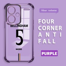 HONTINGA Xiaomi Redmi Note 13 Pro Plus 5g ile Uyumlu Şeffaf Kılıfı Düşüme Önleyici Basitlik Anti Düşme Kamera Korumali Forma Desen Yumuşak Silikon Telefon Kılıfı Kadın ve Erkek Için Uygundur K3-0196