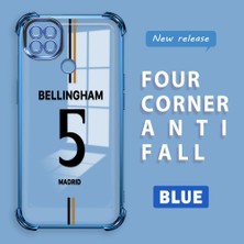 HONTINGA Xiaomi Redmi 10A ile Uyumlu Şeffaf Kılıfı Düşüme Önleyici Basitlik Anti Düşme Kamera Korumali Forma Desen Yumuşak Silikon Telefon Kılıfı Kadın ve Erkek Için Uygundur K3-0196