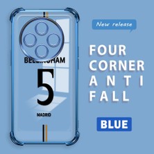 HONTINGA Xiaomi Redmi 14C ile Uyumlu Şeffaf Kılıfı Düşüme Önleyici Basitlik Anti Düşme Kamera Korumali Forma Desen Yumuşak Silikon Telefon Kılıfı Kadın ve Erkek Için Uygundur K3-0196