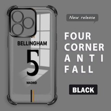 HONTINGA Realme C53 ile Uyumlu Şeffaf Kılıfı Düşüme Önleyici Basitlik Anti Düşme Kamera Korumali Forma Desen Yumuşak Silikon Telefon Kılıfı Kadın ve Erkek Için Uygundur K3-0196
