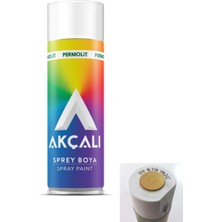 Akçalı 400 ml Metalik Altın Yaldız Sprey Boya Kolay Uygulama ile Dayanıklı Koruma Sağlar (310)