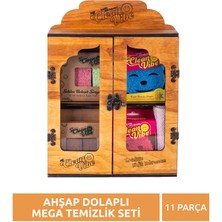 Ahşap Dolaplı Mega Temizlik Seti