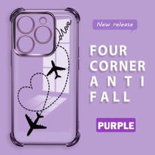 HONTINGA Infinix Smart 8 ile Uyumlu Şeffaf Kılıfı Düşüme Önleyici Basitlik Anti Düşme Kamera Korumali Uçuş Desen Yumuşak Silikon Telefon Kılıfı Kadın ve Erkek Için Uygundur K3-0201