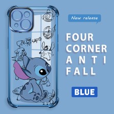 HONTINGA iPhone 15 ile Uyumlu Şeffaf Kılıfı Düşüme Önleyici Basitlik Anti Düşme Kamera Korumali Stiç Desen Yumuşak Silikon Telefon Kılıfı Kadın ve Erkek Için Uygundur K3-0198