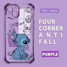 HONTINGA iPhone 14 Plus ile Uyumlu Şeffaf Kılıfı Düşüme Önleyici Basitlik Anti Düşme Kamera Korumali Stiç Desen Yumuşak Silikon Telefon Kılıfı Kadın ve Erkek Için Uygundur K3-0198